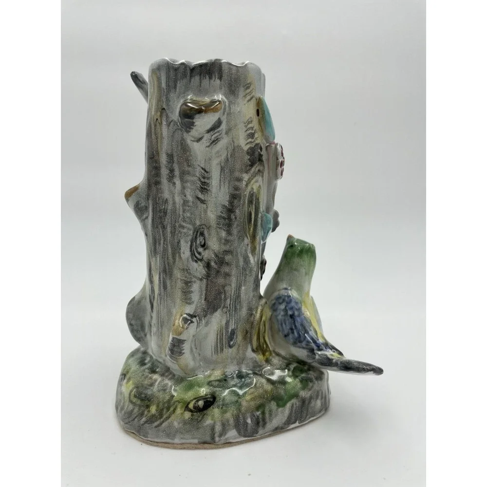 Vintage Ceramic Double Bird Spill Vase or Flower‎ Vase Japan 7